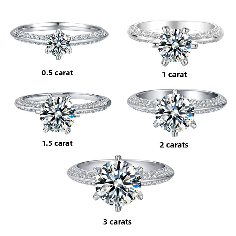 Oversized Pigeon Egg Moissanite Ring for Women, S925 Sterling Silver, Luxury Statement Design, Perfect for Wedding, Engagement & Proposal, High-End Sparkling Fine Jewelry