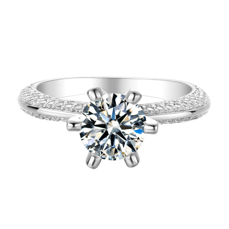 Oversized Pigeon Egg Moissanite Ring for Women, S925 Sterling Silver, Luxury Statement Design, Perfect for Wedding, Engagement & Proposal, High-End Sparkling Fine Jewelry