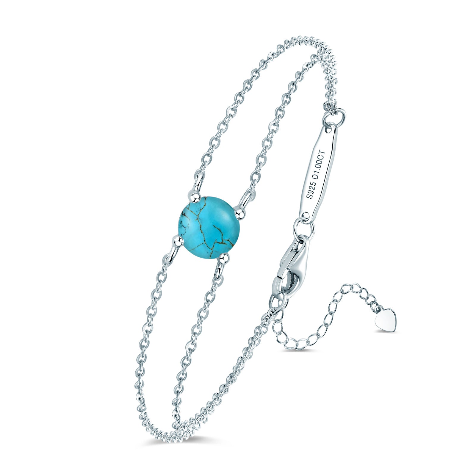 new four-claw moissanite bracelet is crafted from S925 sterling silver. Light luxury, versatile and stylish, it adds an elegant glow to any daily outfit.
