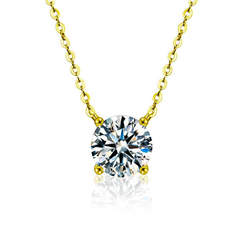 S925 Sterling Silver Moissanite Snowflake Necklace for Women, Light Luxury Niche High-End Clavicle Chain, Elegant Sparkling Fine Jewelry for Daily Wear & Gifting