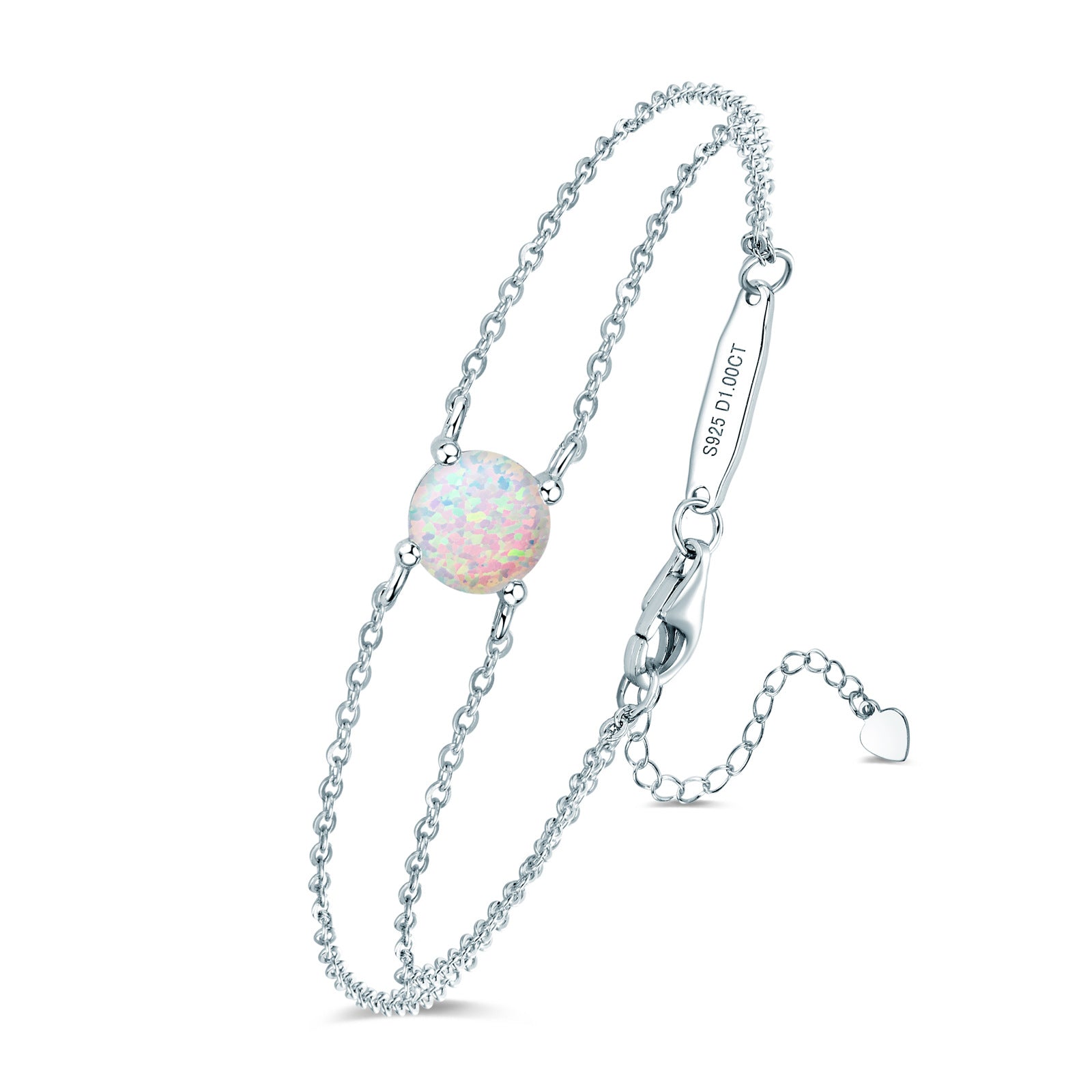 new four-claw moissanite bracelet is crafted from S925 sterling silver. Light luxury, versatile and stylish, it adds an elegant glow to any daily outfit.