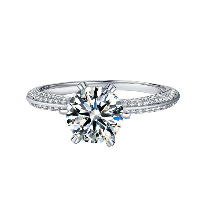 Oversized Pigeon Egg Moissanite Ring for Women, S925 Sterling Silver, Luxury Statement Design, Perfect for Wedding, Engagement & Proposal, High-End Sparkling Fine Jewelry
