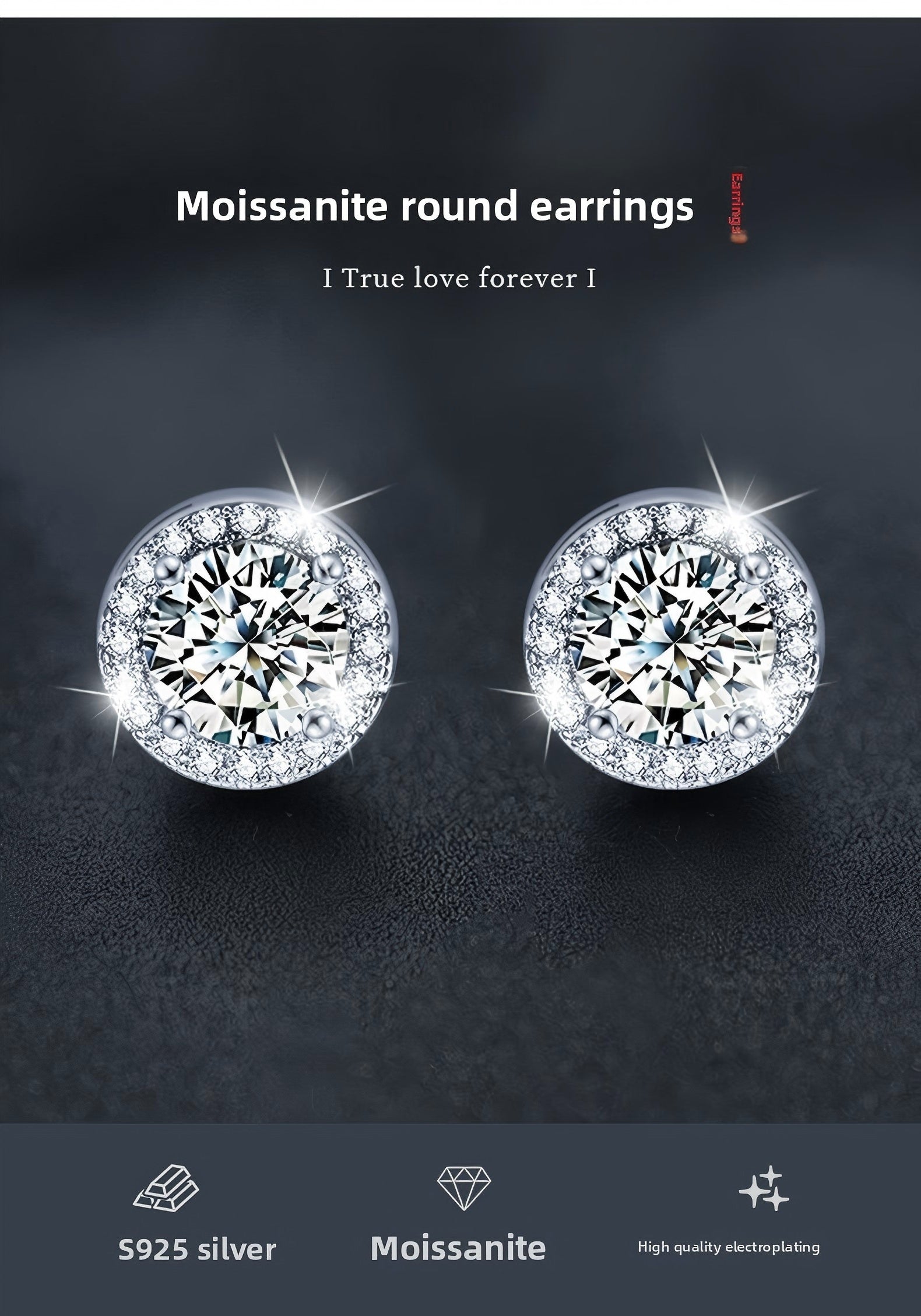 Moissanite Round Bezel Stud Earrings for Women, 925 Sterling Silver Simple Versatile Jewelry, Hypoallergenic Long-Lasting Polish, Perfect for Everyday Ear Styling & Gifting